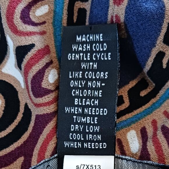 INC Scoopneck Paisley Sheath Dress 3/4 Sleeves Sz Small - Picture 9 of 10